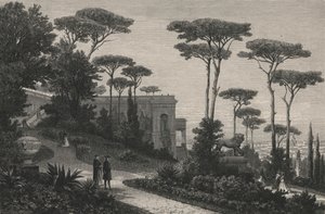 Le Monte-Pincio A Rome (metszet)