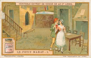 Le Petit Marat, Liebig kártya, 20. század eleje (kromo) alkotó: European School