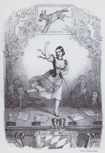 Lola Montez Bajor történelmet táncol (litho) alkotó: European School