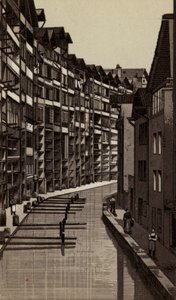 Metz: Gerber-Strasse (litho) alkotó: European School
