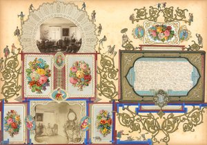 Oldal a Sammelsurium II. kötetéből (nyomtatott anyag) alkotó: European School