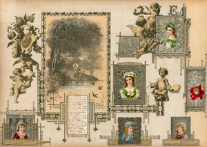 Oldal a Sammelsurium IV. kötetéből (nyomtatott anyag) alkotó: European School
