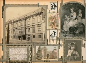 Oldal a Sammelsurium IV. kötetéből (nyomtatott anyag) alkotó: European School