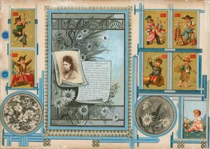 Oldal a Sammelsurium IV. kötetéből (nyomtatott anyag) alkotó: European School