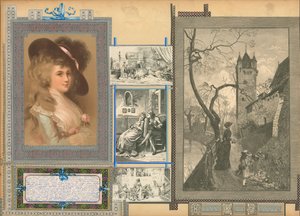 Oldal a Sammelsurium IX. kötetéből (nyomtatott anyag) alkotó: European School