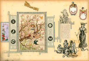 Oldal a Sammelsurium I. kötetéből (nyomtatott anyag) alkotó: European School