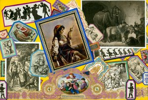 Oldal a Sammelsurium I. kötetéből (nyomtatott anyag) alkotó: European School