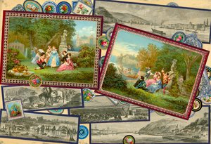 Oldal a Sammelsurium I. kötetéből (nyomtatott anyag) alkotó: European School
