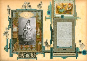 Oldal a Sammelsurium I. kötetéből (nyomtatott anyag) alkotó: European School