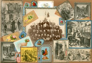 Oldal a Sammelsurium VIII. kötetéből (nyomtatott anyag) alkotó: European School