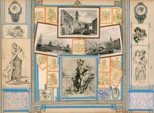 Oldal a Sammelsurium XI. kötetéből (nyomtatott anyag) alkotó: European School