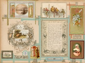 Oldal a Sammelsurium XI. kötetéből (nyomtatott anyag) alkotó: European School