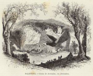 Palesztina, Jeremiás barlangja, Jeruzsálemben alkotó: European School