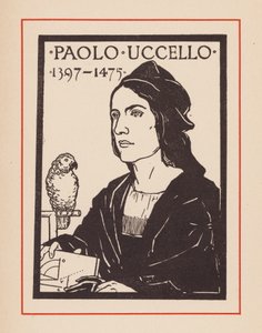 Paolo Uccello, olasz középkori művész és matematikus (litográfia) alkotó: European School