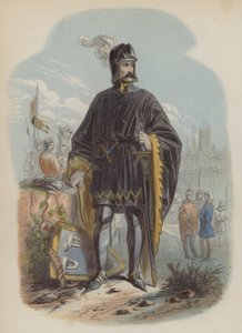 Philip van Artevelde, flamand hazafi és lázadó (színes metszet) alkotó: European School