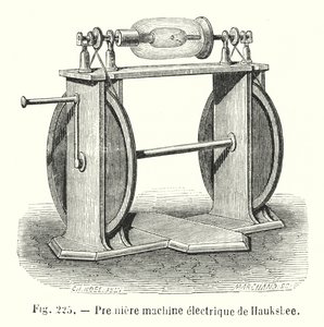 Premiere Machine electrique de Hauksbee (metszet) alkotó: European School