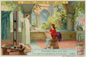 Raphael barátjával, Fra Bartolommeóval alkotó: European School
