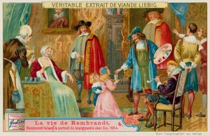 Rembrandt megfesti Jan Six képét alkotó: European School