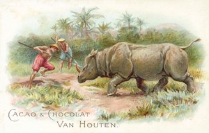 Orrszarvú támadás alatt (színes litó) alkotó: European School