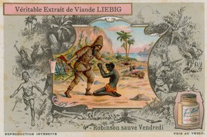 Robinson Crusoe és Man Friday alkotó: European School