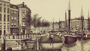 Rotterdam: The Geldersche Kade (litográfia) alkotó: European School