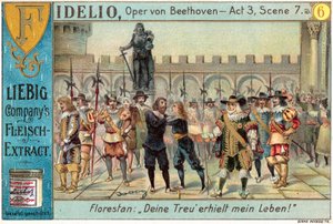 Jelenet Beethoven Fidelio című operájából (chromolitho)
