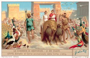 Jelenet a Madarakból (chromolitho) alkotó: European School