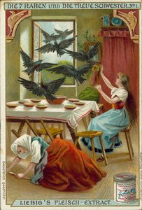 Jelenet a Grimm testvérek meséjéből, A hét holló (kromolit) alkotó: European School