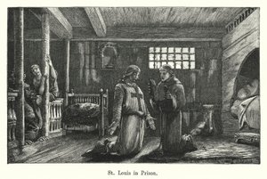 St Louis a börtönben (metszet) alkotó: European School