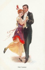 Tango (színes litográfia) alkotó: European School