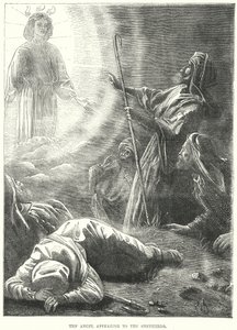 A pásztoroknak megjelenő angyal (metszet) alkotó: European School