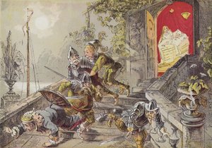 A bátor kis szabó (színes litográfia) alkotó: European School