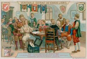 A hentesek, tímárok, szappanfőzők, cipészek, kesztyűsök és borbélyok céhei alkotó: European School