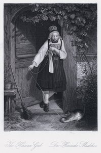 A hesseni lány (metszet) alkotó: European School
