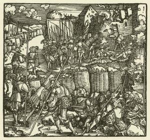 Egy vár megrohanása, 1532 alkotó: European School