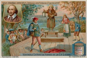 William Shakespeare a Szentivánéji álomban alkotó: European School