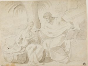 Szent Család alkotó: Eustache Le Sueur