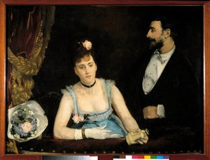 Egy olasz páholy. Eva Gonzales festménye (1849-1883)