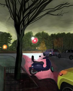 2:45 A.M7th Street és Prospect Park West (digitális művészet) alkotó: Evan Sklar