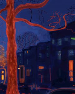 7th Street, Brooklyn, 2016 (digitális művészet) alkotó: Evan Sklar