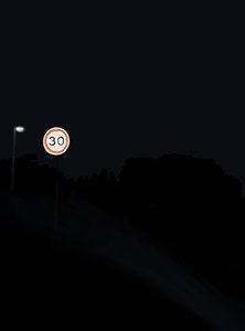 Driving The Road At Night # 1 Brooklyn (digitális művészet)