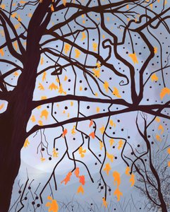 London Planetree , Brooklyn (digitális művészet) alkotó: Evan Sklar
