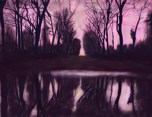 Tó a parkban alkotó: Evan Sklar