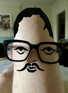 Comb Guy, 2020-24 körül (digitális művészet) alkotó: Evan Sklar