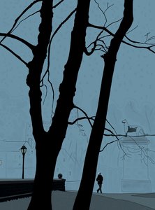 Harmadik sugárúti bejárat, Prospect Park (digitális művészet) alkotó: Evan Sklar