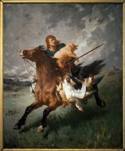 Egy martalóc – Evariste Vital Luminais (1822-1896) festménye, Olaj, vászon
