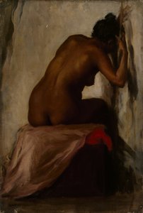 Ülő női alak, 1898 körül [LDUCS-5186]
