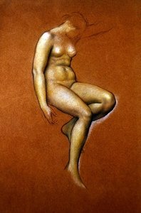 Tanulmány az In Memoriam számára alkotó: Evelyn De Morgan