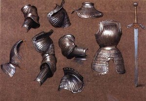 Study of Armour, No.2 (kréta) alkotó: Evelyn De Morgan