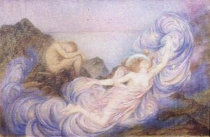 Alkonyat (olaj, vászon) alkotó: Evelyn De Morgan